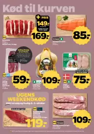 Netto tilbudsavis uge 40 Side 12: Løgismose hel kylling €109,00, Spot Velsmag mørbrad af gris €109,00