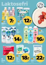 Netto tilbudsavis uge 40 Side 18: Arla Lactofree mælk €14,00, Nora laktosefri revet mozzarella eller mascarpone €18,00