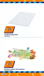 Volantino Action settimana 40 Pagina 16: Puzzle in legno Mini Matters €2,29, Cerata trasparente €3,99