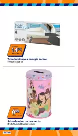 Volantino Action settimana 40 Pagina 31: Tubo luminoso a energia solare €14,95, Salvadanaio con lucchetto €0,99