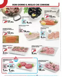 Volantino Coop | Extra Pagina 5: Arrosticini di pollo Origine €3,99, Tagliata di petto di pollo SQ €4,19