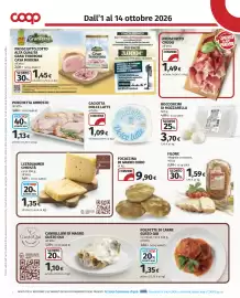 Volantino Coop | Extra Pagina 6: Caciotta Dolce Latte €1,09, Filone integrale o sesamo €1,59