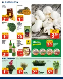 Volantino Tigros Pagina 13: Spremuta di mela Leni's €2,59, Zuppa lenticchie e patate Tigros €1,99