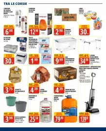 Volantino Tigros Pagina 30: Lavapavimenti - Aspirapolvere cordless Ariete €139,00, Bioetanolo Domestix €25,50