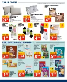 Volantino Tigros Pagina 31: Alimento per gatto Pranzetti Whiskas €1,99, Snack per cane adventuros Purina €0,99