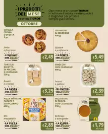 Volantino Tigros Pagina 8: Gnocchi con castagne €2,39, Crostata ai marroni €5,49