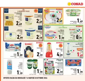 Volantino Conad Pagina 10: Latte italiano Conad Verso Natura €1,69, Gorgonzola DOP dolce Conad €2,19