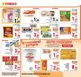 Volantino Conad Pagina 11: Frutti di mare, misto scoglio Arbi €3,89, Hummus Conad €1,89