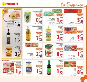 Volantino Conad Pagina 13: Olive olivoli saclà €0,69, Polpa di pomodoro Mutti €1,15