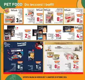 Volantino Conad Pagina 18: Petfriends Snack con salmone €0,49, Bocconcini in salsa Petfriends €0,35