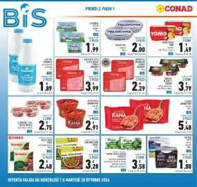 Volantino Conad Pagina 2: Mortadella Bologna IGP i Firmati Rovagnati €2,29, Pesto fresco Giovanni Rana €2,91