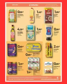 Folheto Miranda Supermercados Página 3: Oliveira da serra azeite €4,39, Oriente arroz basmati €1,99