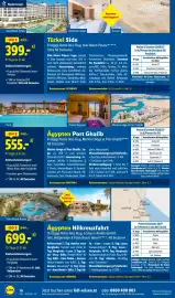 Lidl Reisen Prospekt Seite 10: Badereisen Sommer verlängern! Side Moon Palace -100 € 499.- 399.-* 8 Tage p.P. ab