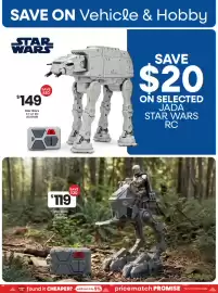 Toymate catalogue Page 7: Star Wars AT-RT RC €119,00, Star Wars AT-AT RC €149,00