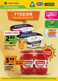 Groszek gazetka | Supermarket Strona 1: Koncentrat Pomidorowy Pudliszki €3,49, Jogurt Fantasia €2,89