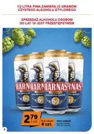 ABC gazetka | Supermarket Strona 2: Piwo Harnaś €2,79