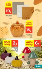 Dealz gazetka tydzień 40 Strona 11: Szklany pojemnik w kształcie dyni €15,00, Ręcznik kuchenny €10,00
