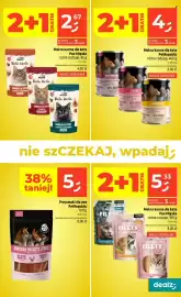 Dealz gazetka tydzień 40 Strona 35: Mokra karma dla kota Pan Mięsko €5,33, Kocia Uczta €2,67