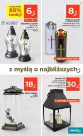 Dealz gazetka tydzień 40 Strona 37: Wkład do zniczy LED €8,50, Szklana kapliczka z różą €18,00