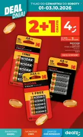 Dealz gazetka tydzień 40 Strona 4: Baterie Kodak €6,00