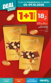 Dealz gazetka tydzień 40 Strona 8: Lindt Nuxor with Milk Chocolate €18,00