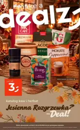 Dealz gazetka tydzień 40 Strona 1: dealz MK CAFE PREMIUM HARMONUNA LAVAZZA SELEZIONE PREHIUM SEIT Counderbar 1893 ACOR RÖNUN