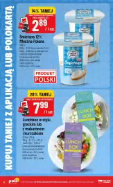 Polomarket gazetka tydzień 40 Strona 12: Lunchbox w stylu greckim Z Natury €7,99, Śmietana Mleczna Polana 12% €2,89