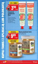 Polomarket gazetka tydzień 40 Strona 14: Koncentrat pomidorowy Mutti €3,99, Masło orzechowe crunchy Sante €9,89