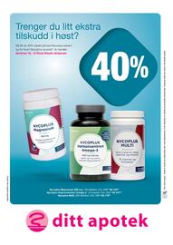 Ditt Apotek kundeavis Side 8: Nycoplus Magnesium €143,50, Nycoplus Høykonsentrert Omega-3 €257,50