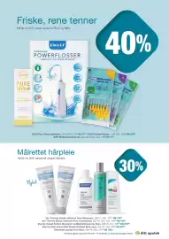 Ditt Apotek kundeavis Side 5: Ekulf PowerFlosser €449,50, Jan Thomas Studio Haircare Pure Shampoo €104,50