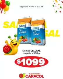 Catálogo Supermercados Caracol semana 40 Página 3: Celusal sal fina €1.099,00