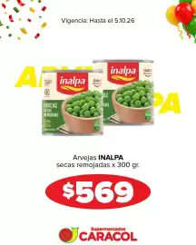 Catálogo Supermercados Caracol semana 40 Página 4: Inalpa arvejas secas remojadas €569,00