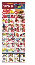Tony’s Fresh Market weekly ad week 40 Page 1: Fiора Essentials Bath Tissue €2,99, Blue Ribbon Classics Ice Cream €2,99