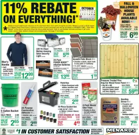 Menards weekly ad Page 1