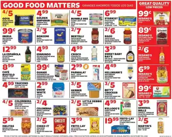 Sedano's weekly ad week 40 Page 7: Sweet Baby Ray's bbq sauce €2,99, Guamá evaporated or condensed creamer €0,99