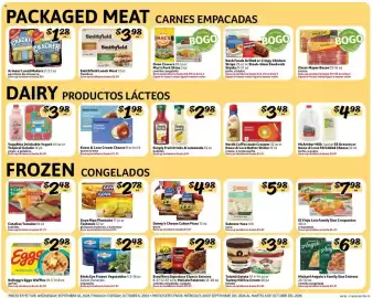 Fresco y Más weekly ad week 40 Page 5: Stouffers Signature Classic Entrees €2,98, Birds Eye Frozen Vegetables €2,48