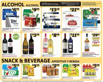Fresco y Más weekly ad week 40 Page 7: Stella Artois €21,98, Frontera Concha y Toro €3,98