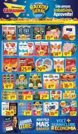Encarte Supermercados Guanabara Página 1: Peito de Frango Lar €9,75, Filé de Peito de Frango Envolopado Lar €14,97