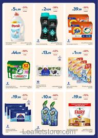 Carrefour catalogue Page 6: #54.99 -31% 179:49 SPECIAL OFFER Persil SENSITIVE Persil liquid laundry gel 4.8L assorted سائل