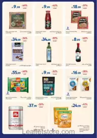 Carrefour catalogue Page 4: #9.99 -45% #9.99 -43% +18.99 -37% D-47.99 B-17:49 19-29.99 Santa Maria Super safe medium