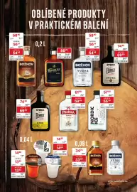 Qanto leták Strana 20: Pražská vodka €59,49, Božkov vodka €54,54