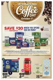 Sobeys flyer week 40 Page 21: Compliments instant coffee €8,49, Compliments Coffee Pods €38,99