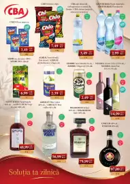 Catalog CBA Pagină 6: Szentkirályi apă minerală / Szentkirályi ásványvíz €2,99, Natara vin sec €14,99