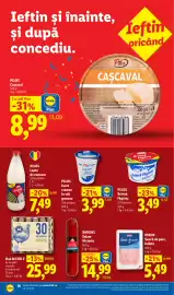 Catalog Lidl săptămâna 41 Pagină 10: Ieftin şi înainte, şi după concediu. Pilos Teftin oricând aloare energetică: 1288 1/310