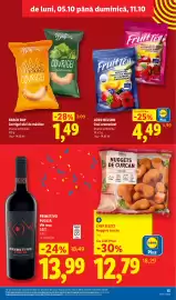 Catalog Lidl săptămâna 41 Pagină 13: Lord Nelson Ceai aromatizat €4,49, Snack Day Covrigei ulei de măsline €1,49