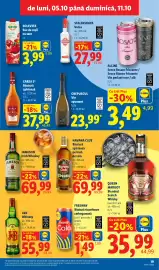 Catalog Lidl săptămâna 41 Pagină 19: Zarea 5* bautura spirtosaa €37,99, Jameson Irish Whiskey €69,99