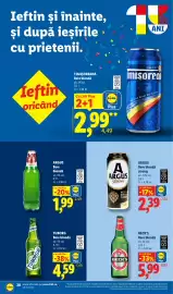 Catalog Lidl săptămâna 41 Pagină 20: Beck's Bere blondă €5,99, Tuborg Bere blondă €4,59