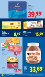 Catalog Lidl săptămâna 41 Pagină 24: Kinder Batoane de ciocolata cu cremă lapte €15,99