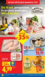 Catalog Lidl săptămâna 41 Pagină 4: La Provincia Pui grill vegetarian €1,99, Lidl Mușchiuleț din piept de curcan €4,99