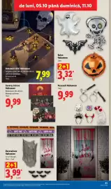 Catalog Lidl săptămâna 41 Pagină 51: Covoraș intrare Halloween €9,99, Accesorii Halloween €9,99